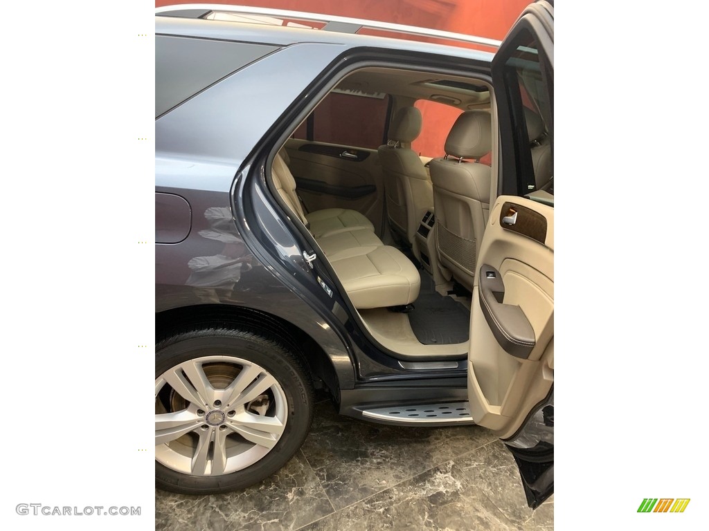 2015 ML 350 4Matic - Steel Grey Metallic / Almond Beige/Mocha photo #12
