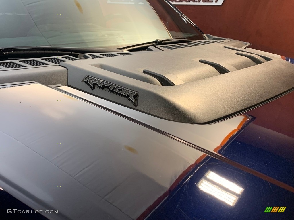 2021 F150 SVT Raptor SuperCrew 4x4 - Antimatter Blue / Raptor Black/Rhapsody Blue photo #9