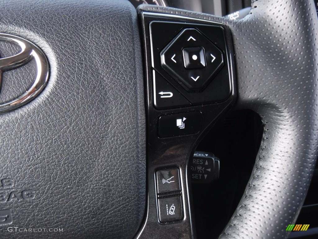2022 Toyota 4Runner TRD Pro 4x4 Black/Graphite Steering Wheel Photo #146574357