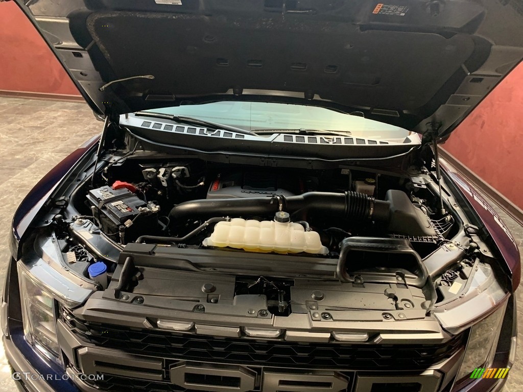2021 Ford F150 SVT Raptor SuperCrew 4x4 3.5 Liter Twin-Turbocharged DOHC 24-Valve EcoBoost V6 Engine Photo #146574363