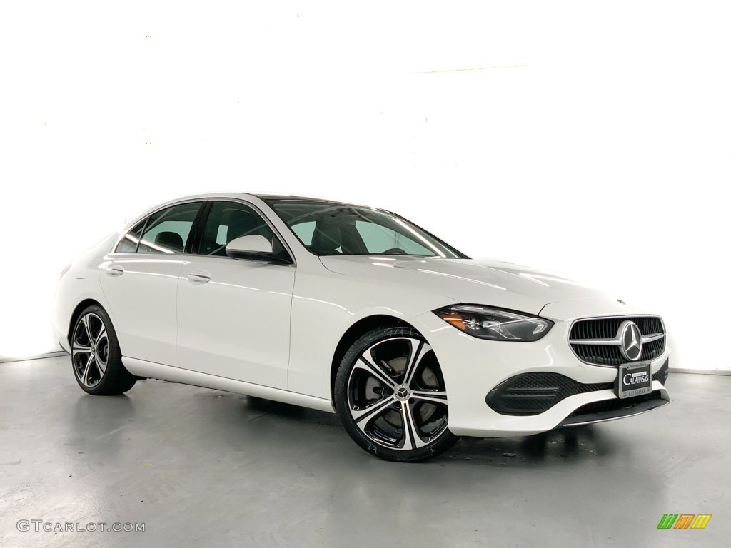2023 C 300 Sedan - Polar White / Black photo #2