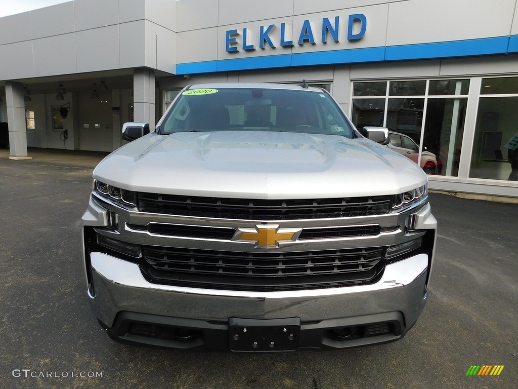 2020 Silverado 1500 LT Crew Cab 4x4 - Silver Ice Metallic / Jet Black photo #4