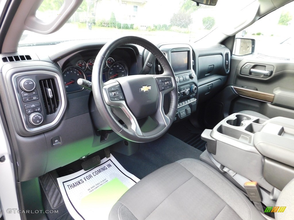 Jet Black Interior 2020 Chevrolet Silverado 1500 LT Crew Cab 4x4 Photo #146574825