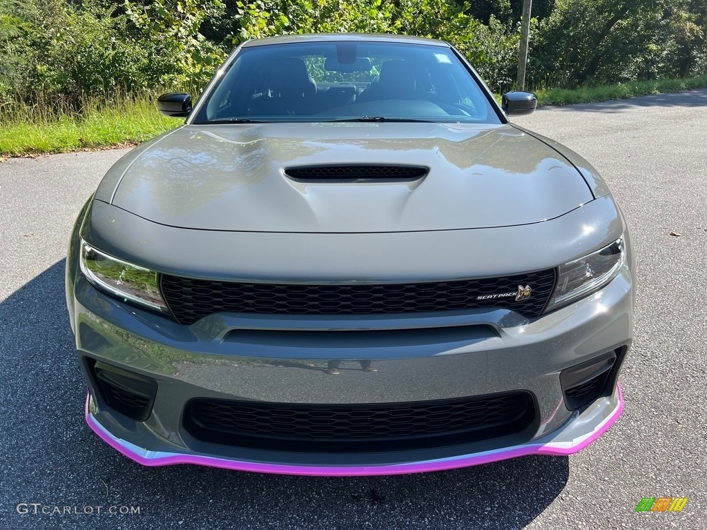 2023 Charger Scat Pack Widebody - Destroyer Gray / Black photo #3