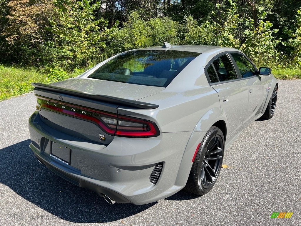 2023 Charger Scat Pack Widebody - Destroyer Gray / Black photo #6