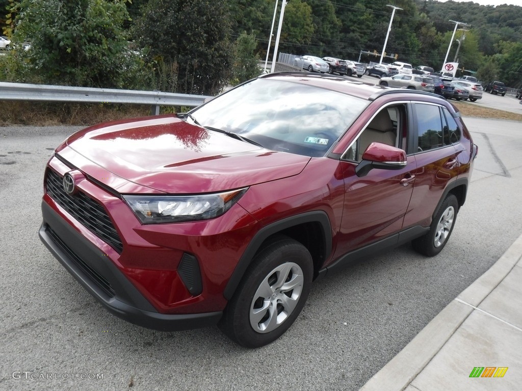 Ruby Flare Pearl 2021 Toyota RAV4 LE AWD Exterior Photo #146575308