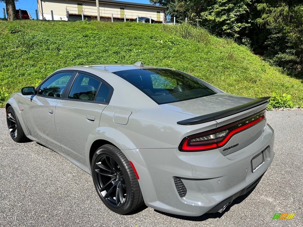 2023 Charger Scat Pack Widebody - Destroyer Gray / Black photo #8