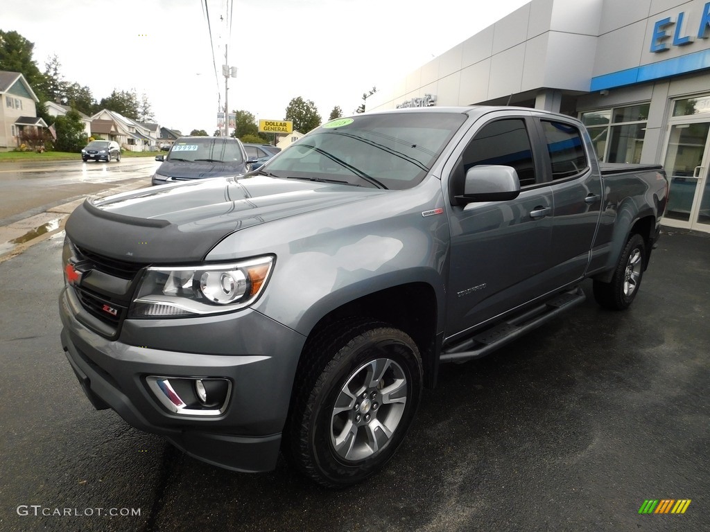 2018 Colorado Z71 Crew Cab 4x4 - Satin Steel Metallic / Jet Black photo #2