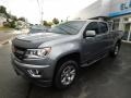 2018 Satin Steel Metallic Chevrolet Colorado Z71 Crew Cab 4x4  photo #2