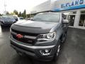 2018 Satin Steel Metallic Chevrolet Colorado Z71 Crew Cab 4x4  photo #3