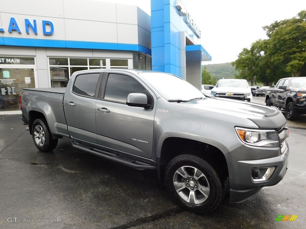 2018 Colorado Z71 Crew Cab 4x4 - Satin Steel Metallic / Jet Black photo #6