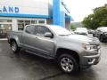 2018 Satin Steel Metallic Chevrolet Colorado Z71 Crew Cab 4x4  photo #6