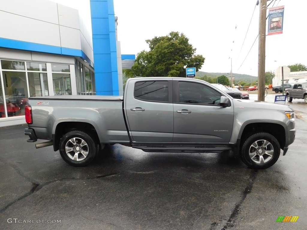 2018 Colorado Z71 Crew Cab 4x4 - Satin Steel Metallic / Jet Black photo #8