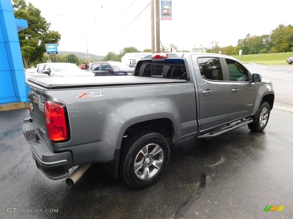 2018 Colorado Z71 Crew Cab 4x4 - Satin Steel Metallic / Jet Black photo #9