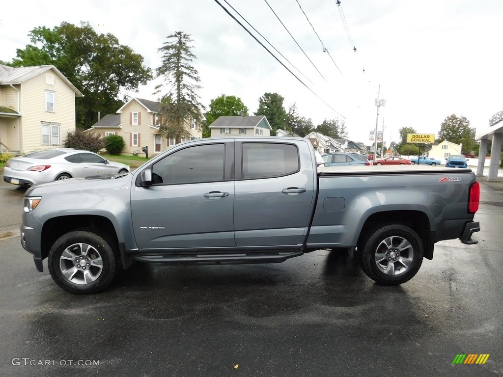 Satin Steel Metallic 2018 Chevrolet Colorado Z71 Crew Cab 4x4 Exterior Photo #146575614