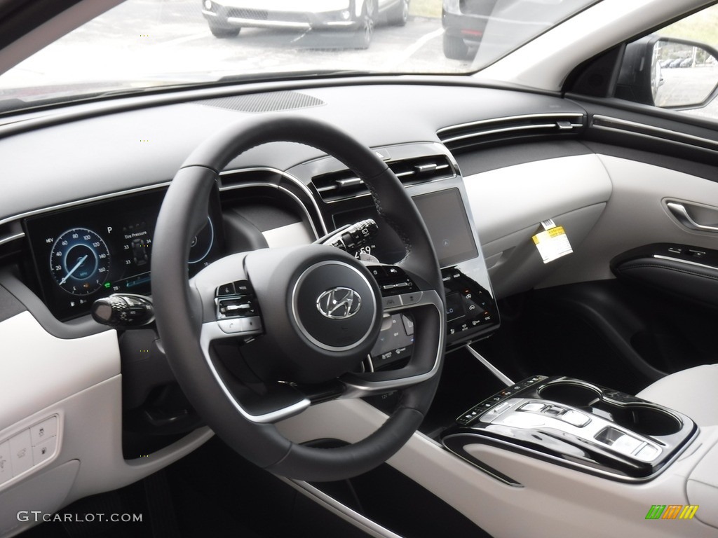 2024 Hyundai Tucson Limited Plug-In Hybrid AWD Gray Dashboard Photo #146575734