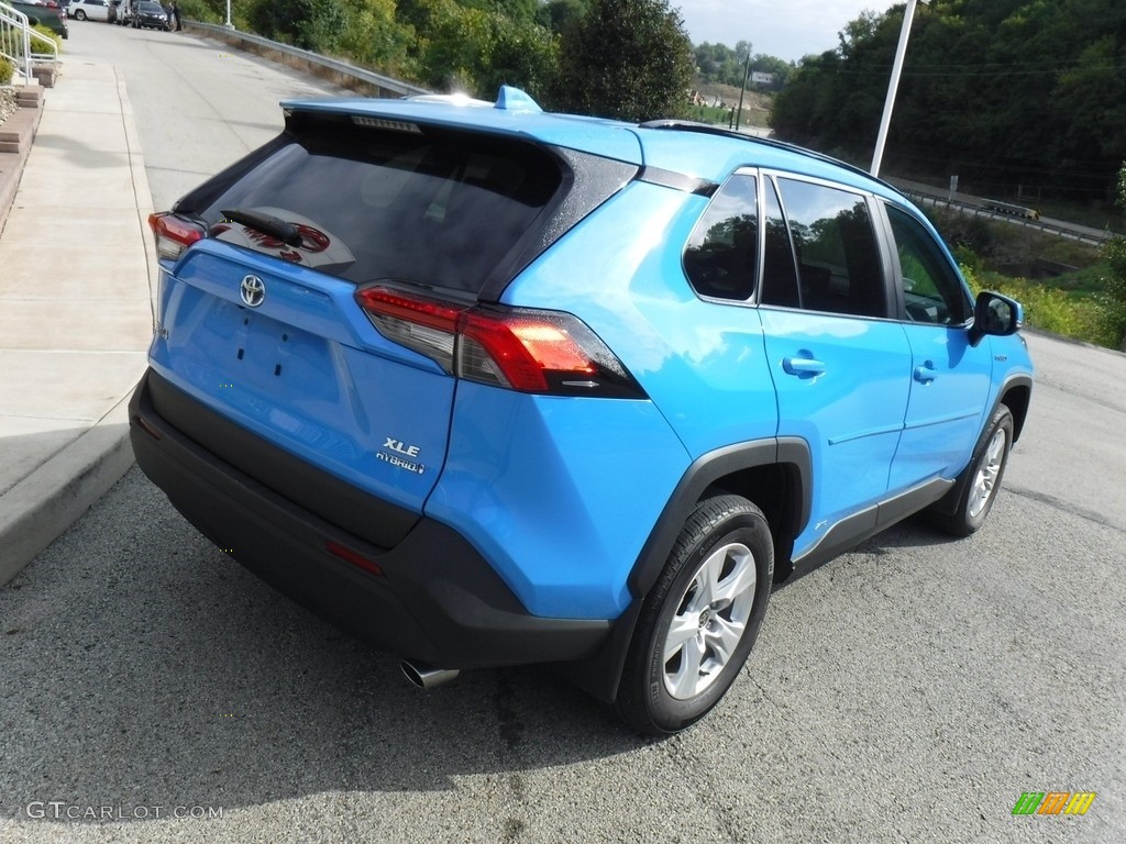 2021 RAV4 XLE AWD Hybrid - Blue Flame / Black photo #18