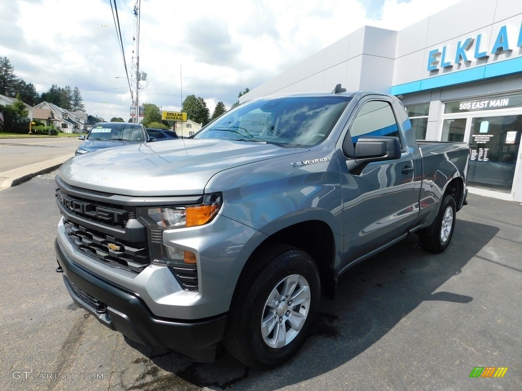 2024 Silverado 1500 WT Regular Cab 4x4 - Sterling Gray Metallic / Jet Black photo #2