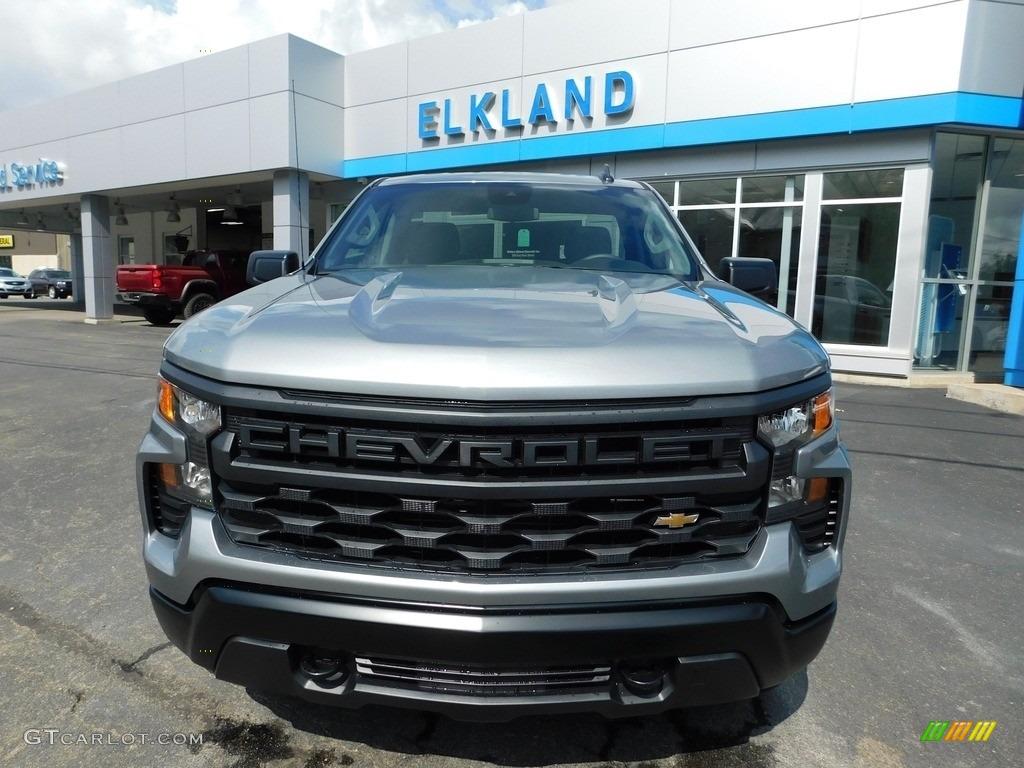 2024 Silverado 1500 WT Regular Cab 4x4 - Sterling Gray Metallic / Jet Black photo #3