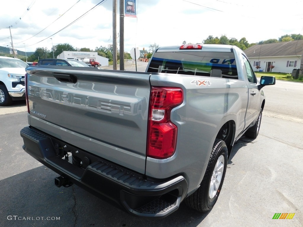 2024 Silverado 1500 WT Regular Cab 4x4 - Sterling Gray Metallic / Jet Black photo #8