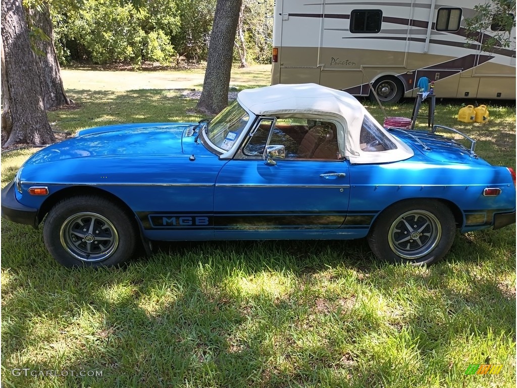 Tahiti Blue 1979 MG MGB Roadster Exterior Photo #146576511