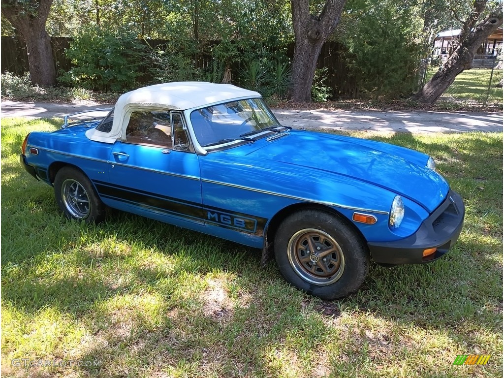 Tahiti Blue 1979 MG MGB Roadster Exterior Photo #146576634