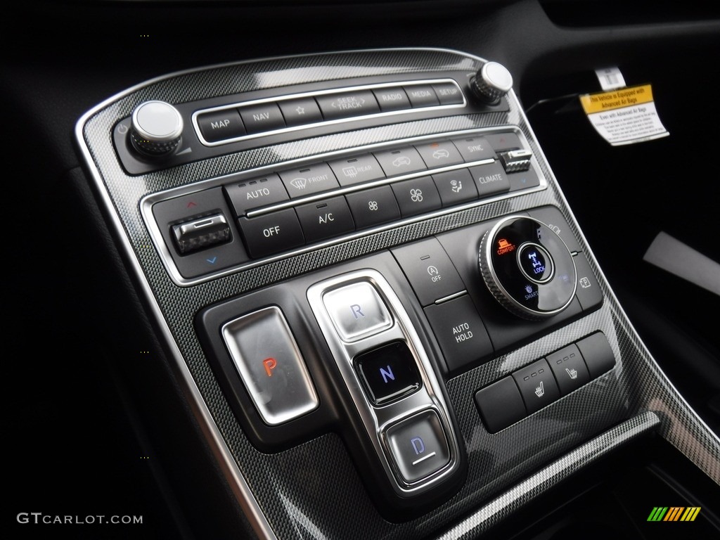 2023 Santa Fe SEL AWD - Shimmering Silver Pearl / Black photo #12