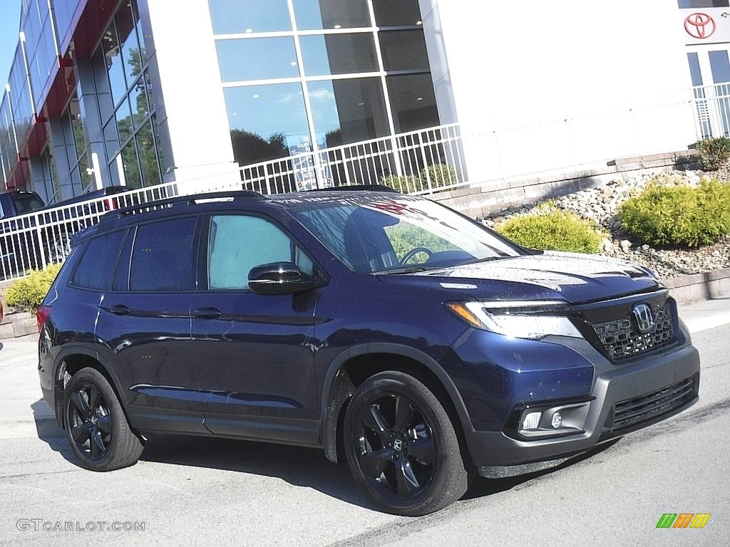 2021 Passport Elite AWD - Obsidian Blue Pearl / Black photo #1