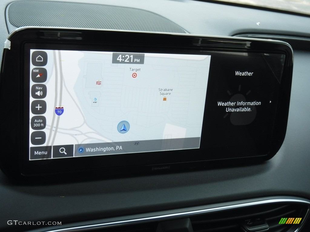2023 Santa Fe SEL AWD - Shimmering Silver Pearl / Black photo #14