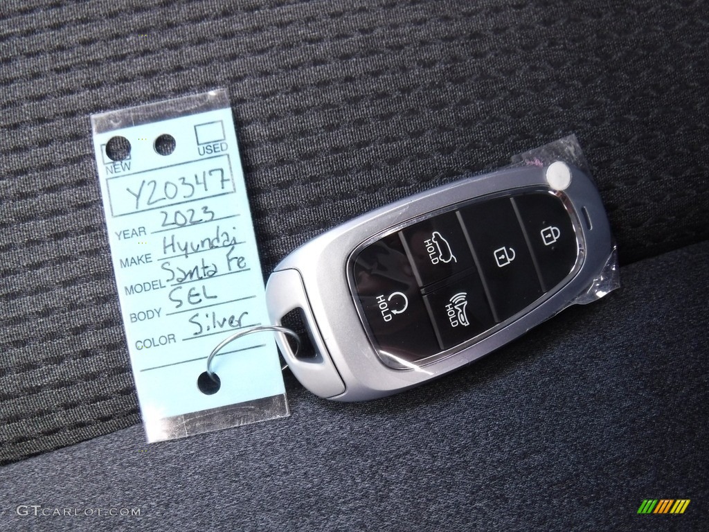 2023 Santa Fe SEL AWD - Shimmering Silver Pearl / Black photo #27
