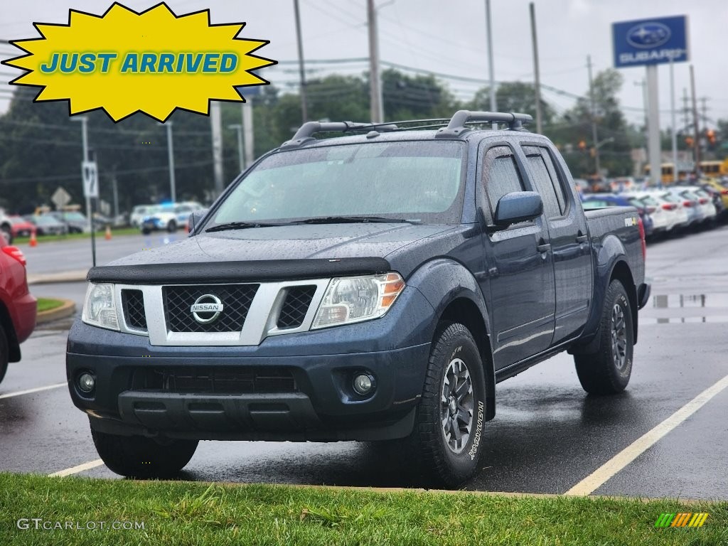 2019 Frontier Pro-4X Crew Cab 4x4 - Arctic Blue Metallic / Graphite/Steel photo #1