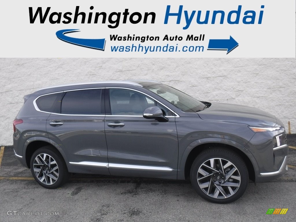 2023 Santa Fe Calligraphy AWD - Hampton Gray / Black photo #2