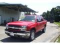2005 Victory Red Chevrolet Avalanche LS  photo #3
