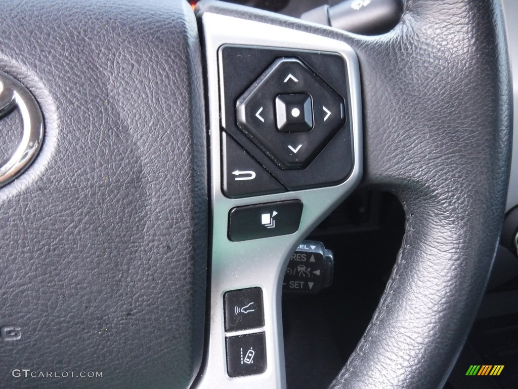 2020 Toyota Tundra Limited CrewMax 4x4 Black Steering Wheel Photo #146577920
