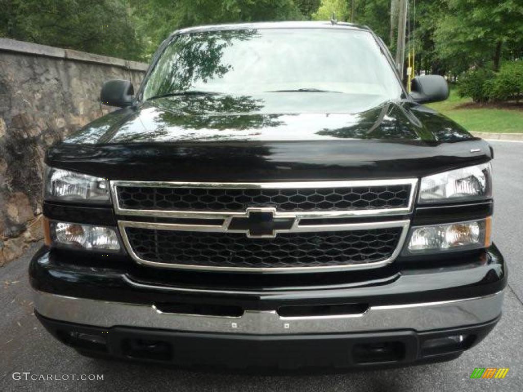 2006 Silverado 1500 Z71 Crew Cab 4x4 - Black / Tan photo #3