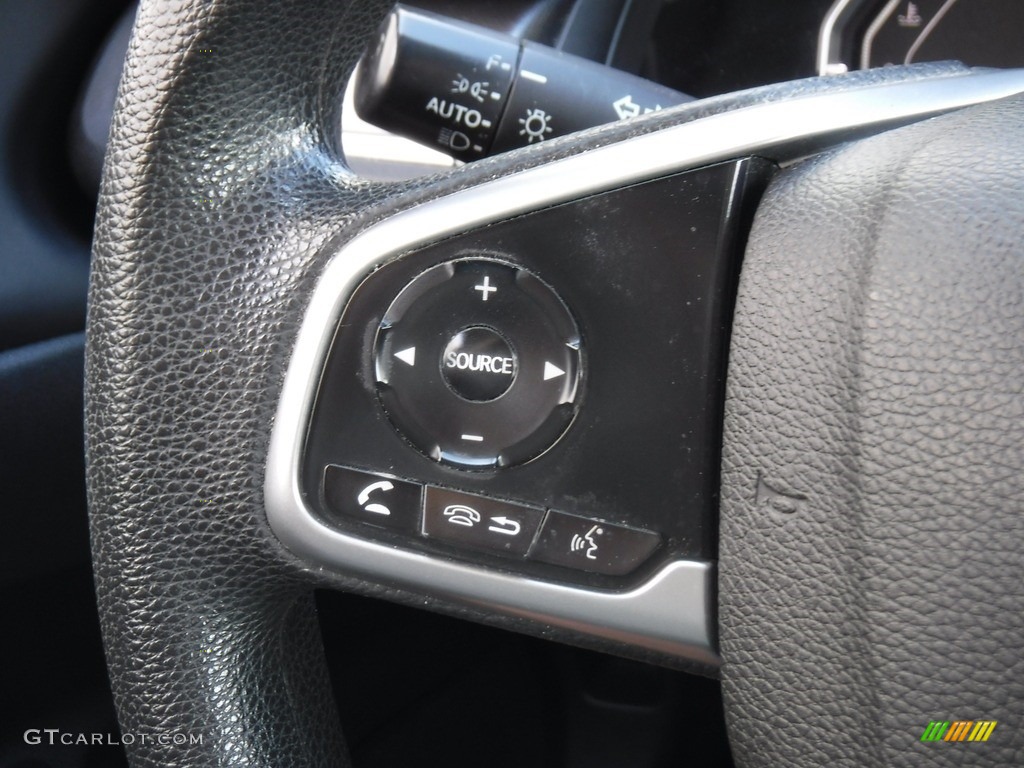 2018 Civic LX Sedan - Cosmic Blue Metallic / Gray photo #6