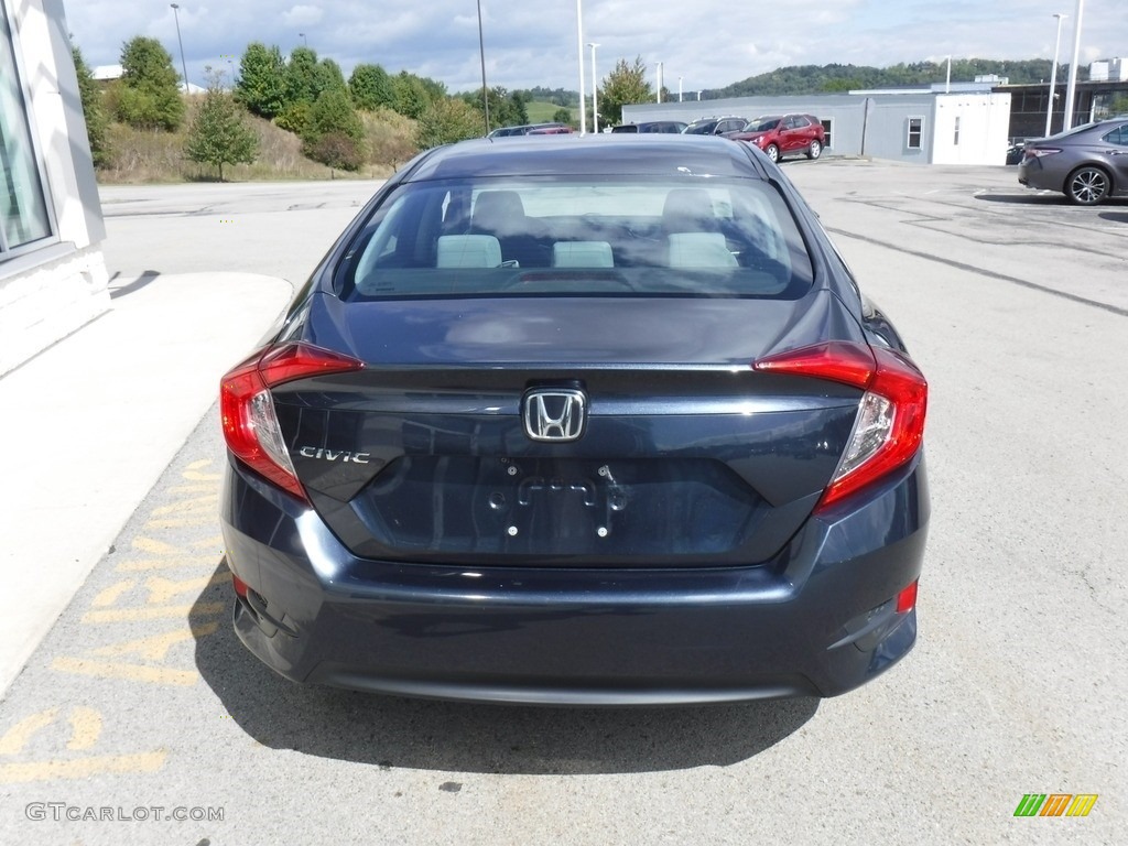 2018 Civic LX Sedan - Cosmic Blue Metallic / Gray photo #11