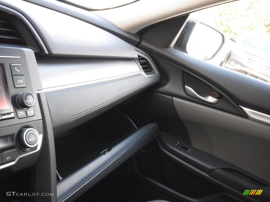 2018 Civic LX Sedan - Cosmic Blue Metallic / Gray photo #20