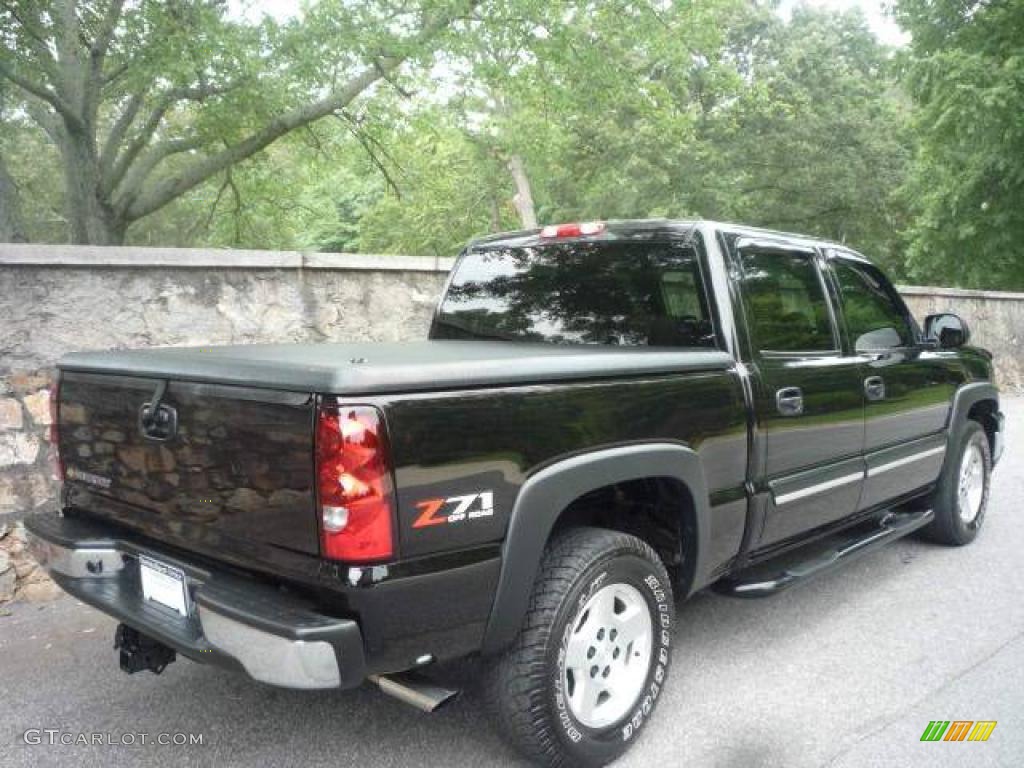 2006 Silverado 1500 Z71 Crew Cab 4x4 - Black / Tan photo #12