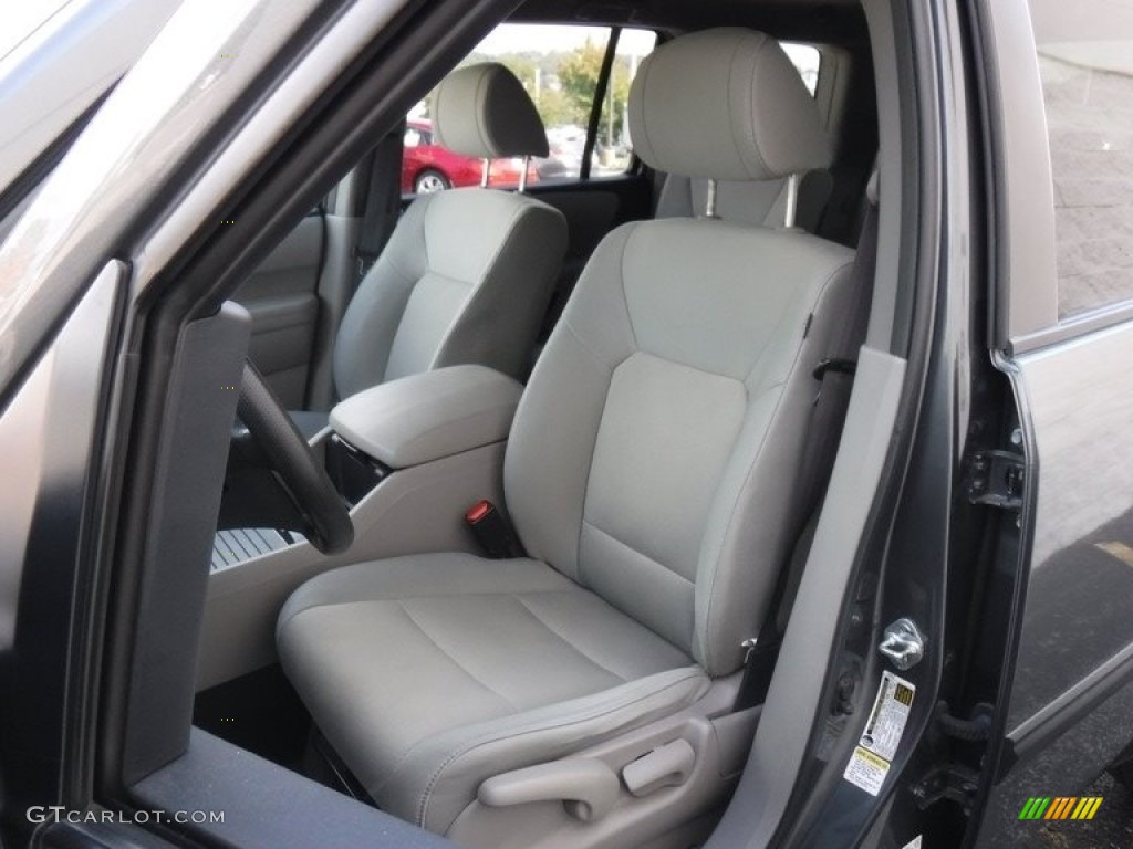 2011 Pilot LX 4WD - Polished Metal Metallic / Gray photo #18