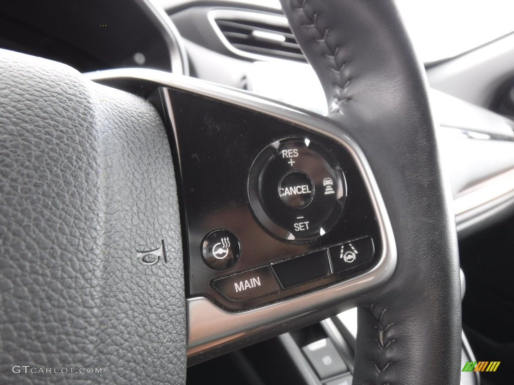 2020 Honda CR-V Touring AWD Gray Steering Wheel Photo #146579232