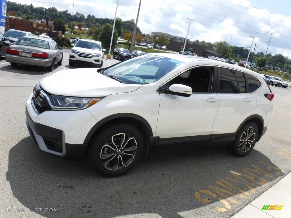 Platinum White Pearl 2020 Honda CR-V EX AWD Exterior Photo #146579477