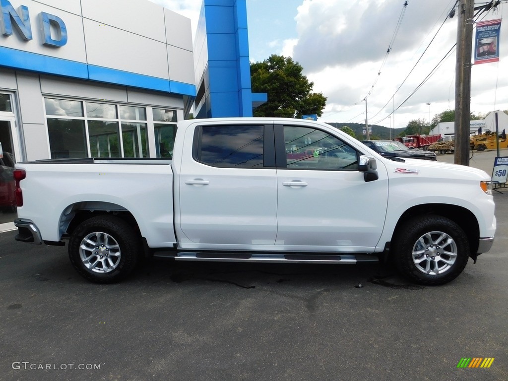 2023 Silverado 1500 LT Crew Cab 4x4 - Summit White / Gideon/Very Dark Atmosphere photo #7