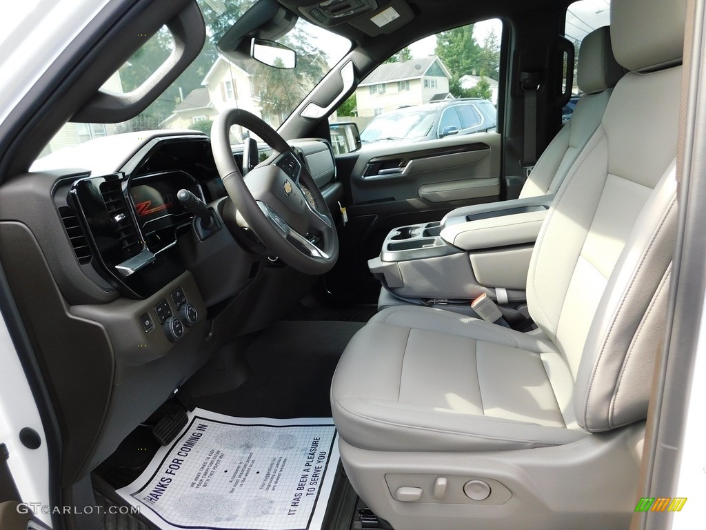 Gideon/Very Dark Atmosphere Interior 2023 Chevrolet Silverado 1500 LT Crew Cab 4x4 Photo #146579858