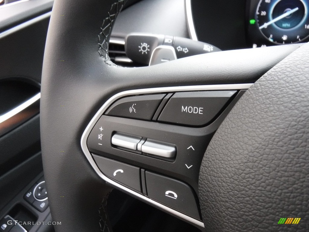 2023 Hyundai Santa Fe Hybrid SEL Convenience AWD Plug-In Hybrid Black Steering Wheel Photo #146580114