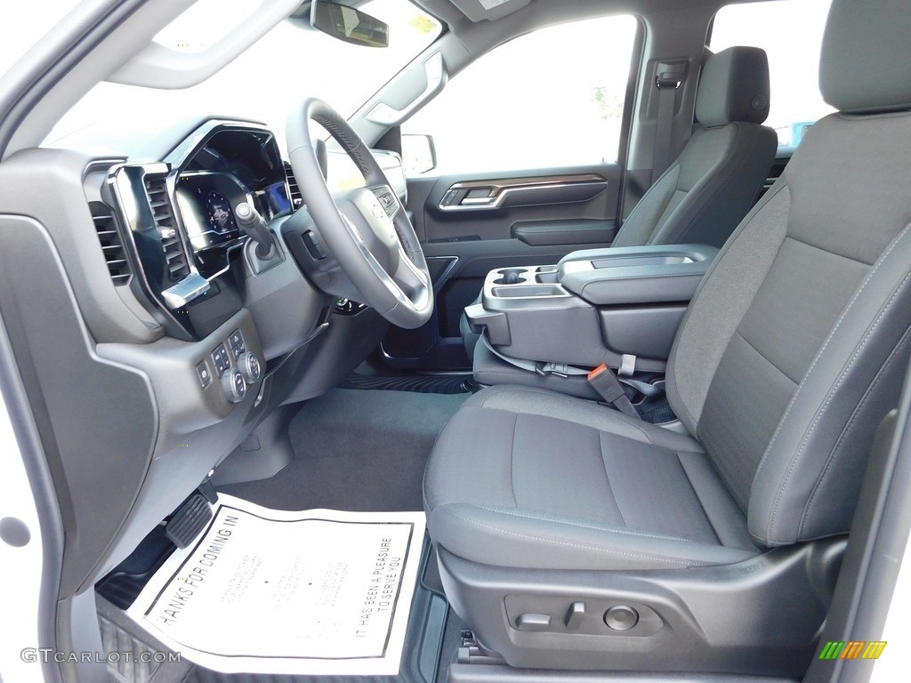 Jet Black Interior 2023 Chevrolet Silverado 1500 RST Crew Cab 4x4 Photo #146580159