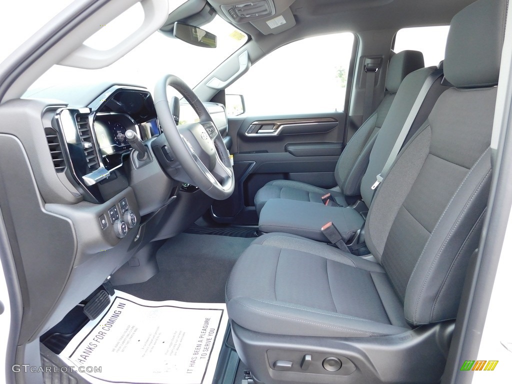 Jet Black Interior 2023 Chevrolet Silverado 1500 RST Crew Cab 4x4 Photo #146580165