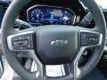 Jet Black Steering Wheel Photo for 2023 Chevrolet Silverado 1500 #146580185