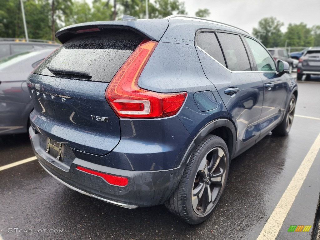2019 XC40 T5 Inscription AWD - Denim Blue Metallic / Blond photo #3