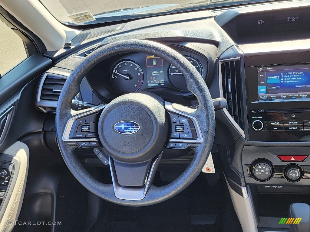 2021 Subaru Forester 2.5i Gray Steering Wheel Photo #146580847